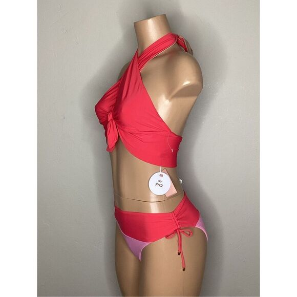 New. PQ red and pink bikini. D-top/S-bottom. Retails $154 - Picture 6 of 6
